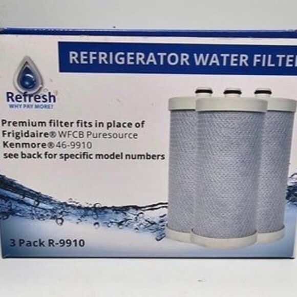 NIB Refresh Refrigerator Filters R-9910, Lot of 3 - see photos for compatibility - Picture 4 of 5